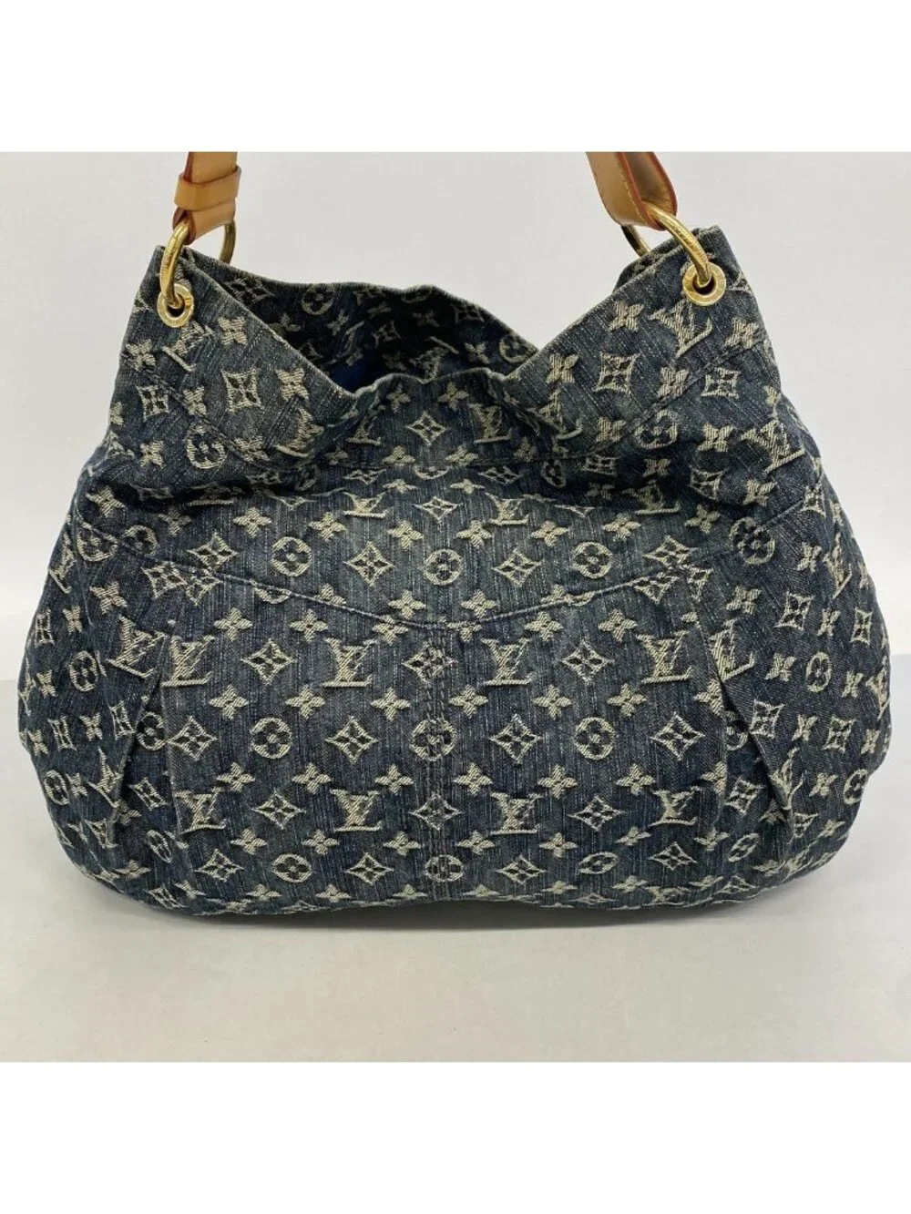Louis Vuitton Shoulder Bag Monogram Denim Daily GM Blue
